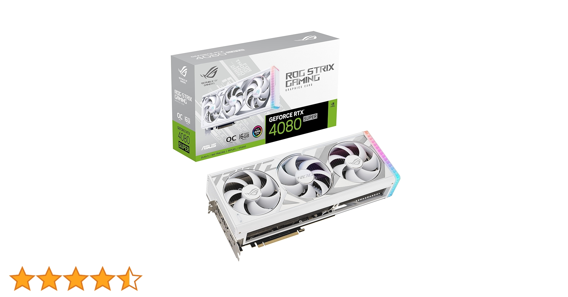 ASUS　ROG RTX4080 Super　OC 16GB White　白 Amazon | ASUS ROG Strix GeForce RTX™ 4080 スーパーホワイト OC